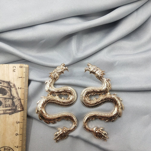 European and American jewelry personality temperament retro fashion fashionable hipster Long Xiao Jiuxiao earrings earrings female