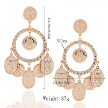 Load image into Gallery viewer, European and American personality simple fashion exaggerated earrings