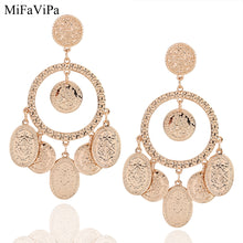 Load image into Gallery viewer, European and American personality simple fashion exaggerated earrings