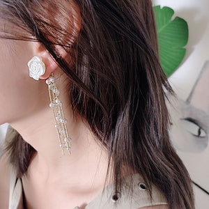 20 PCS/LOT MiFaViPa Dangle & Chandelier Beads Flower Earrings Drops Korean Style Simple Sweet Earrings Female Evening Party Dangle Earrings