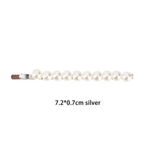 Load image into Gallery viewer, 1/2pcs Fashion Pearl Imitation Beads Hair Clip For Women Barrette Handmade Pearl Flower Stick Hairpin Hair Styling Accessories