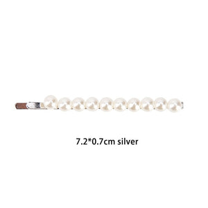 1/2pcs Fashion Pearl Imitation Beads Hair Clip For Women Barrette Handmade Pearl Flower Stick Hairpin Hair Styling Accessories