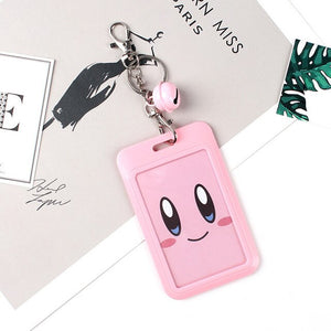 1 PC Bank Credit Card Holder Bus ID Cards Holders Women Men Fashion Card Bags Keychain Cute Cartoon Card Case Key Chain Ring