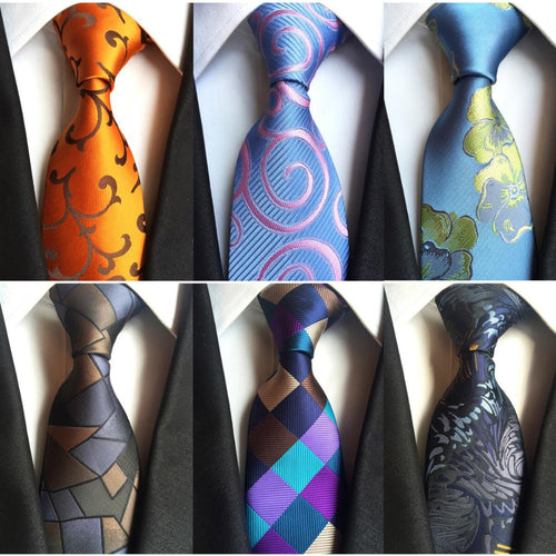 Classic Silk Men Tie Plaid Neck Ties 8cm Green Blue Ties for Men Formal Wear Business Suit Wedding Party Gravatasg Party Gravatas